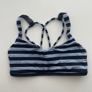 Lululemon Striped Sports Bra
